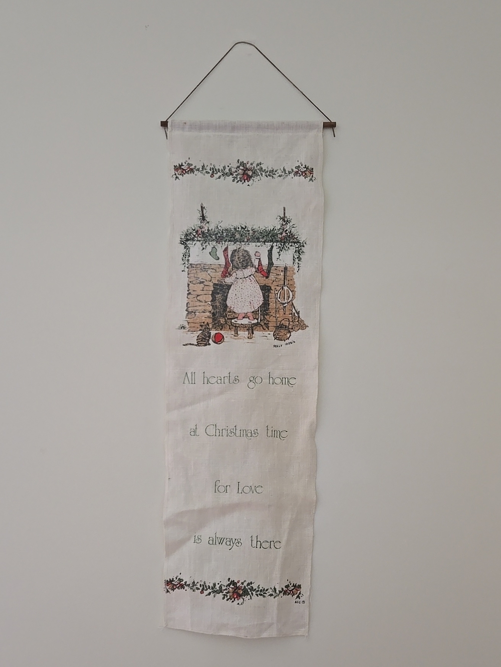 Vintage Holly Hobbie Christmas Hanging Holiday Decor